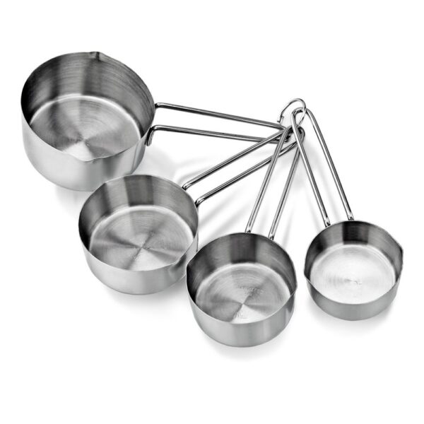 طقم عيار فنجان 4 قياسات Cups Spoons Set Liquid 5 size