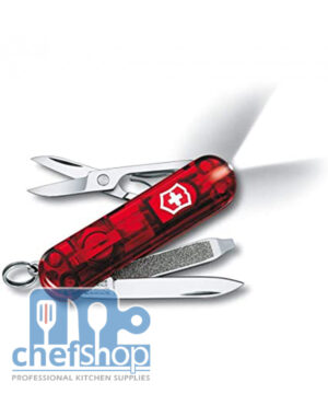 موس جيب سويسري نوع فكتورانوكس 0.6223 Swiss Army Classic SD Pocket Knife Translucent Ruby 