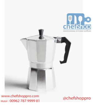 ابريق صنع القهوه الايطاليه – اسبرسو 3-Cup Espresso Maker – Silver