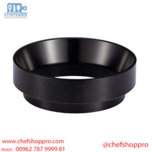 حاضن قهوة دائري مغناطيسي 58 Black 58mm Coffee Dosing Ring Coffee magnetic suction ring grinding bean machine anti-fly powder handle cloth ring 58mm