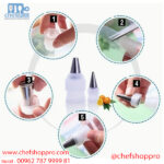 اداة تثبيت فورما كيس الكريما  Small Icing Bag Coupler Piping Bag Nozzle Adaptor for Cake Decorating Tools kitchen gadgets reusable baking tools