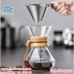 ابريق لصنع القهوة بور اوفر / كيمكس 800 مل Pour-Over Manual Coffee Maker Pot - 800ml
