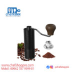 مطحنة بن يدوية / ستيل اسود  Hand Coffee Grinder Capacity 25-30g