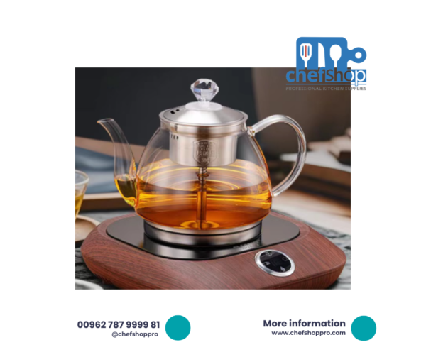 إبريق شاي زجاجي مقاوم للحرارة، غلاية شاي متعددة الوظائف Heat-resistant Glass Teapot Multifunctional Teapot Kettle