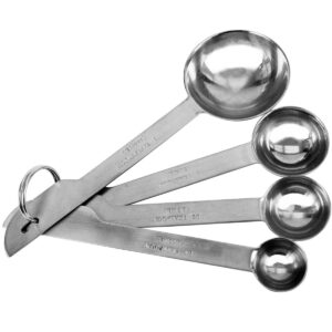 طقم عيار ملعقة 4 قطع  Stainless Steel Measuring Spoons (Set of 4)