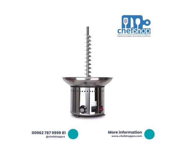 نافورة شوكولا سائلة مع هيتر 5 طبقات  Chocolate Fountain, 5-Tier Chocolate Fondue Fountain Machine