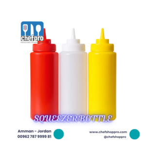 ضاغطة صوس 500 مل , جودة عالية  Plastic Squeezer Dispenser with Lid 500 ml. Crafted From High Grade Material 
